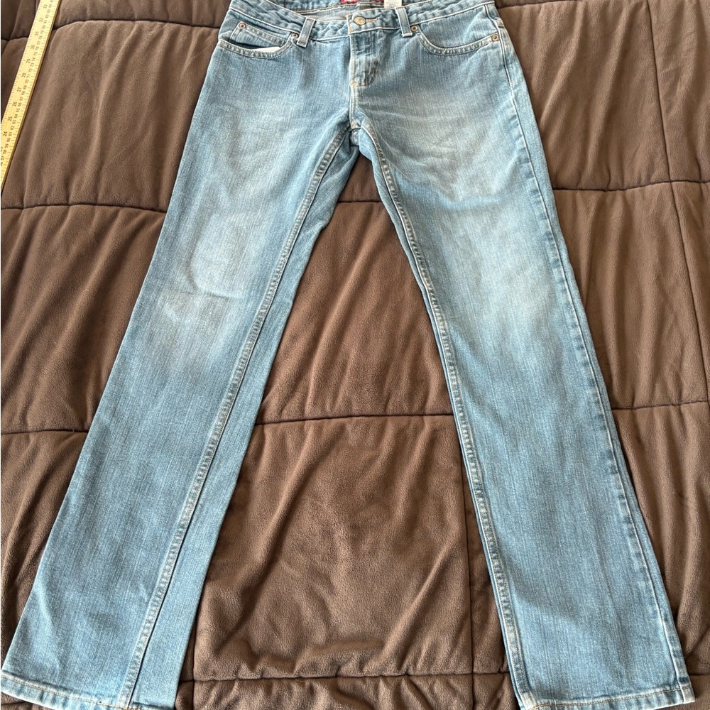 Old Navy Women's Straight Leg Jeans - Light Blue